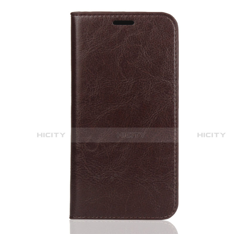 Funda de Cuero Cartera con Soporte Carcasa L01 para Huawei Honor Play 8 Marron