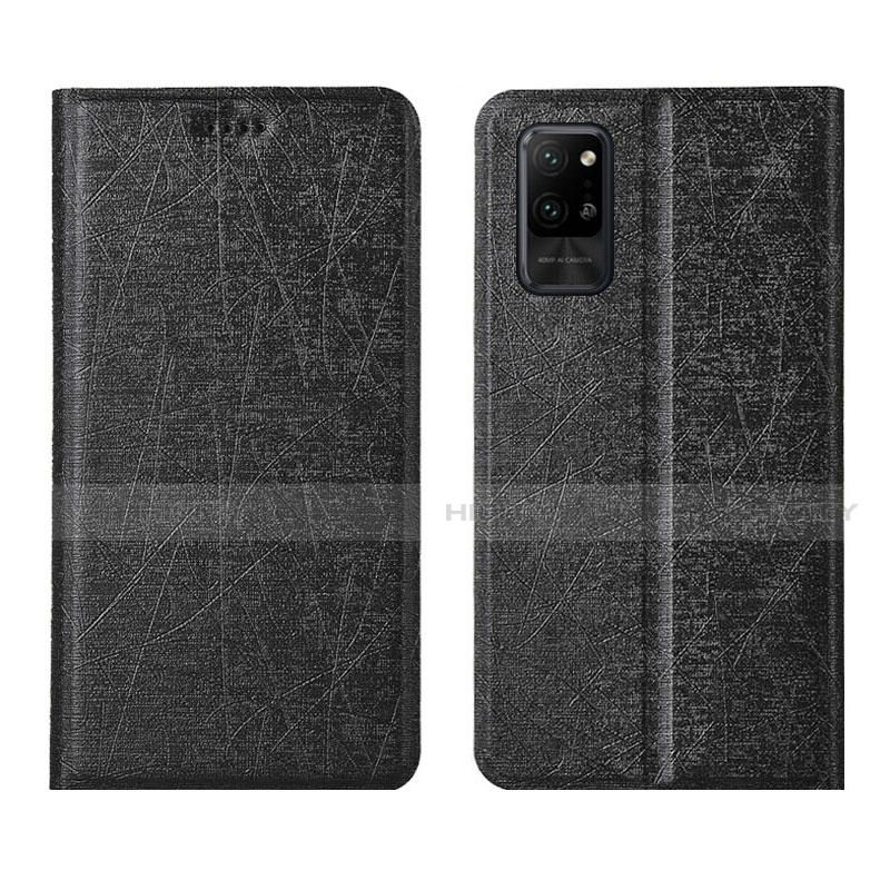 Funda de Cuero Cartera con Soporte Carcasa L01 para Huawei Honor Play4 Pro 5G Negro