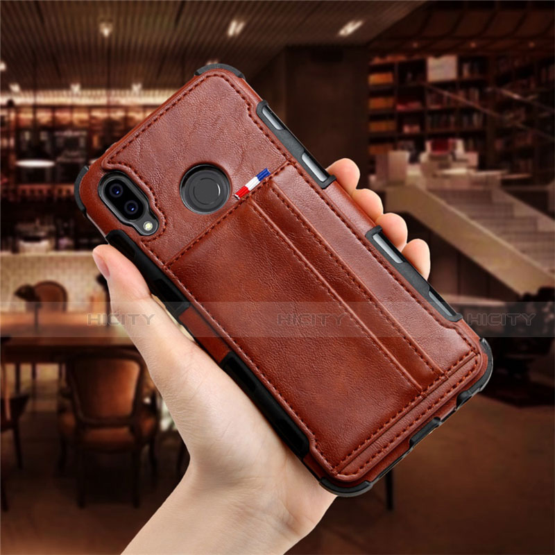 Funda de Cuero Cartera con Soporte Carcasa L01 para Huawei Nova 3e