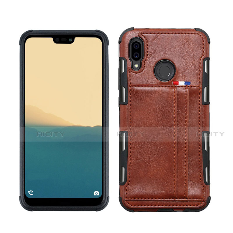 Funda de Cuero Cartera con Soporte Carcasa L01 para Huawei P20 Lite