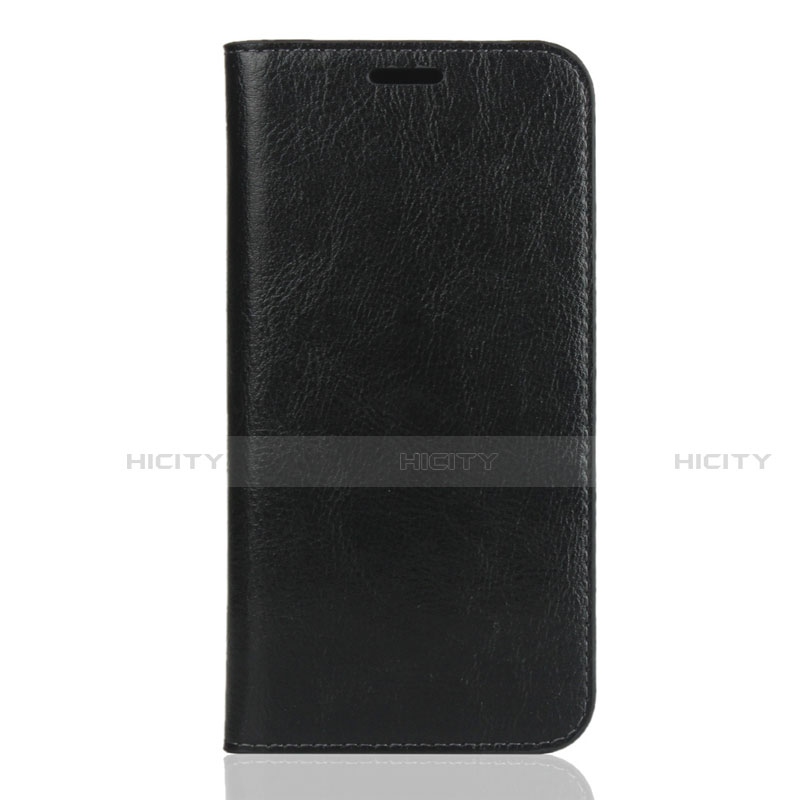 Funda de Cuero Cartera con Soporte Carcasa L01 para Huawei Y5 (2019) Negro