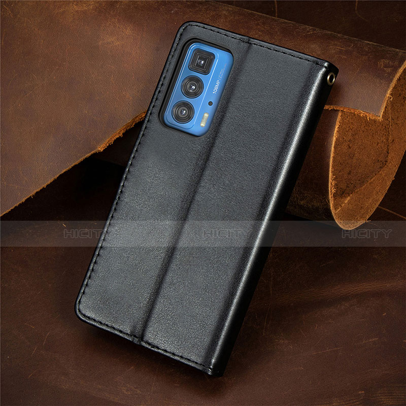 Funda de Cuero Cartera con Soporte Carcasa L01 para Motorola Moto Edge S Pro 5G