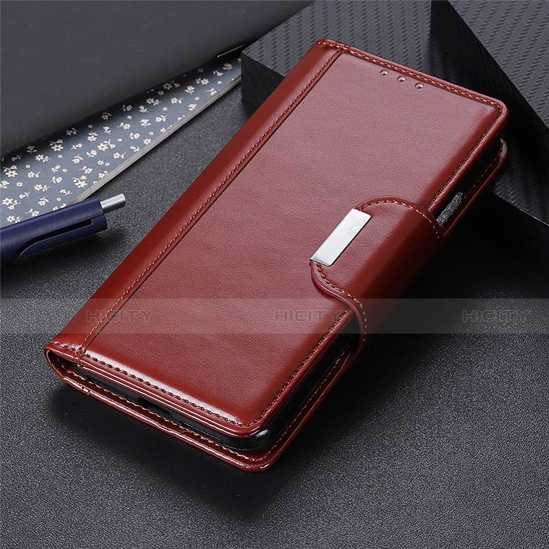 Funda de Cuero Cartera con Soporte Carcasa L01 para Nokia 5.3 Marron