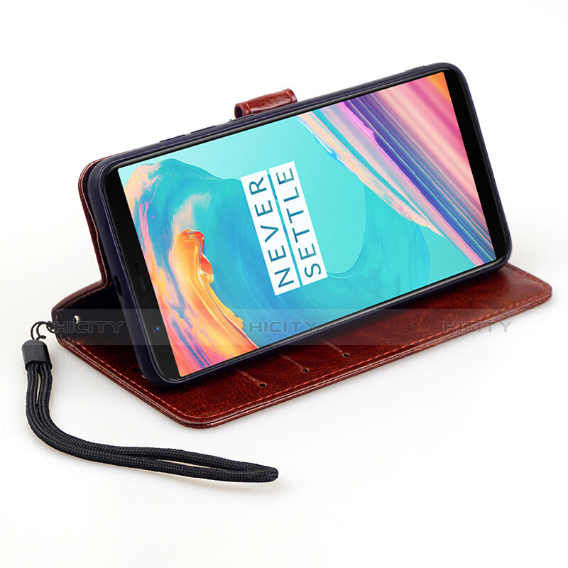 Funda de Cuero Cartera con Soporte Carcasa L01 para OnePlus 5T A5010