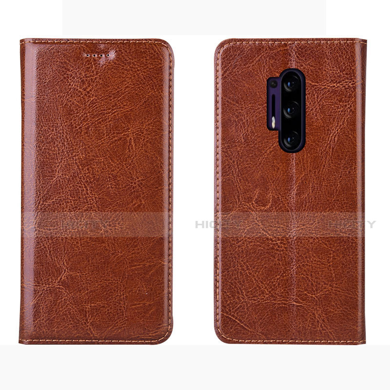 Funda de Cuero Cartera con Soporte Carcasa L01 para OnePlus 8 Pro Naranja