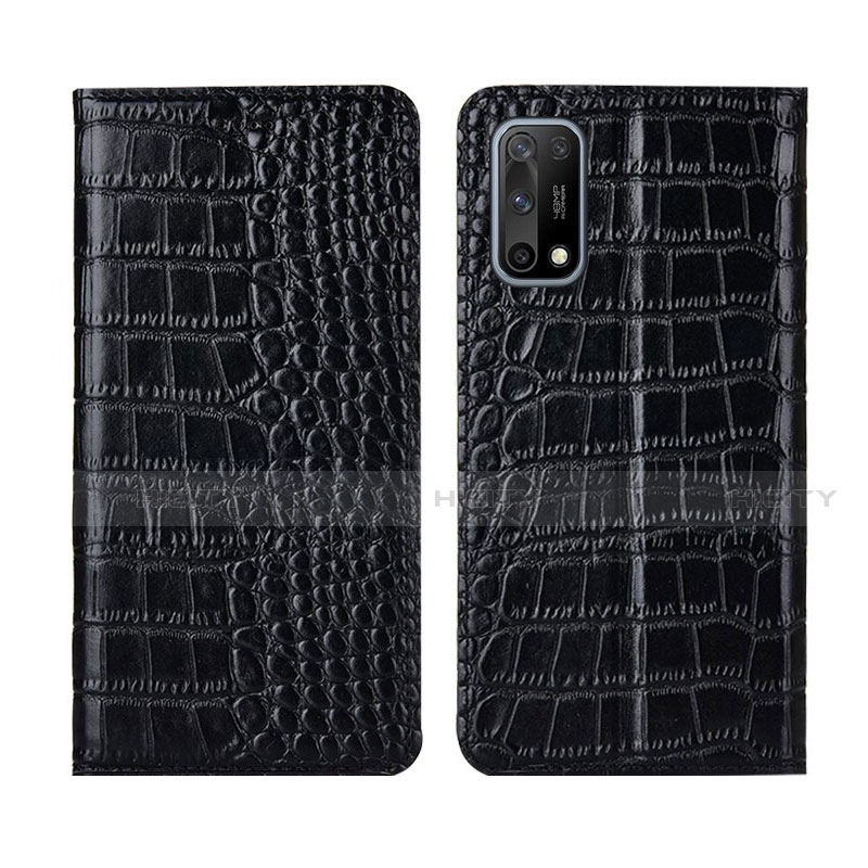 Funda de Cuero Cartera con Soporte Carcasa L01 para Oppo K7x 5G Negro