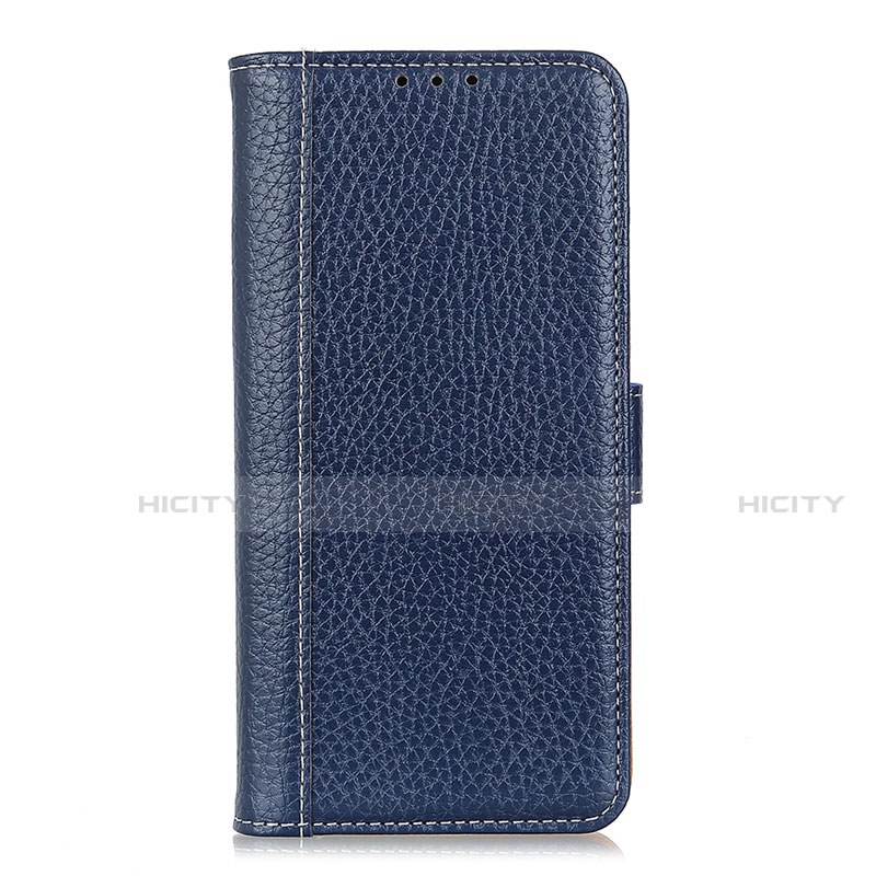 Funda de Cuero Cartera con Soporte Carcasa L01 para Realme 5 Pro Azul