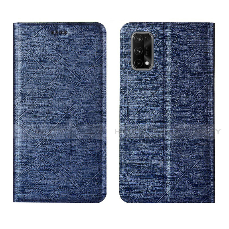 Funda de Cuero Cartera con Soporte Carcasa L01 para Realme X7 5G Azul