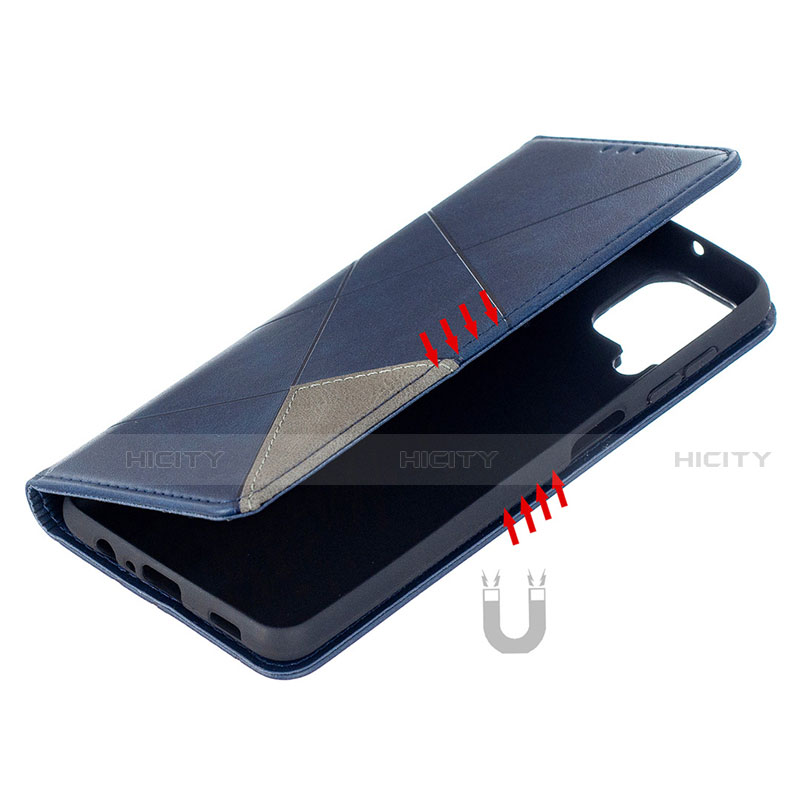 Funda de Cuero Cartera con Soporte Carcasa L01 para Samsung Galaxy A12