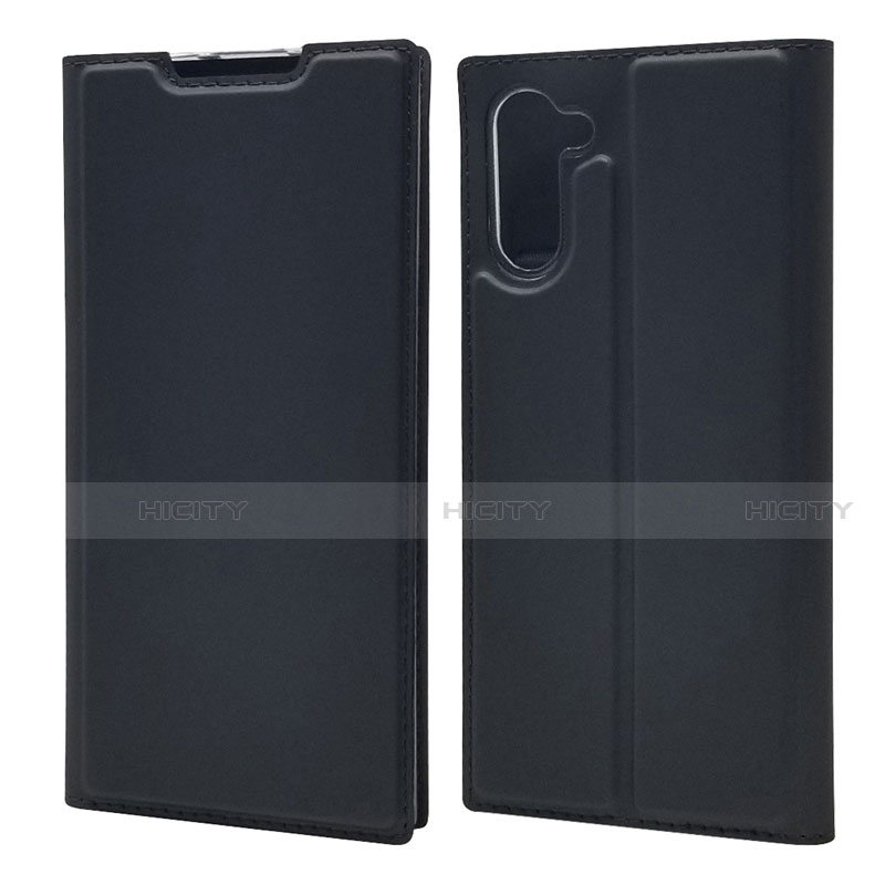 Funda de Cuero Cartera con Soporte Carcasa L01 para Samsung Galaxy Note 10 5G Negro