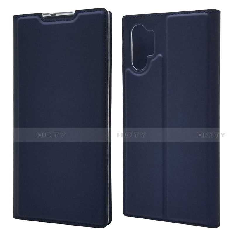 Funda de Cuero Cartera con Soporte Carcasa L01 para Samsung Galaxy Note 10 Plus 5G Azul