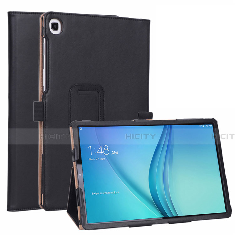 Funda de Cuero Cartera con Soporte Carcasa L01 para Samsung Galaxy Tab S5e 4G 10.5 SM-T725 Negro