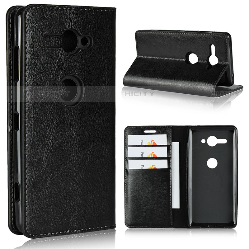 Funda de Cuero Cartera con Soporte Carcasa L01 para Sony Xperia XZ2 Compact