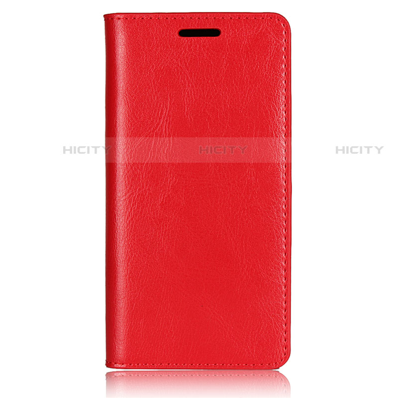 Funda de Cuero Cartera con Soporte Carcasa L01 para Sony Xperia XZ2 Compact Rojo