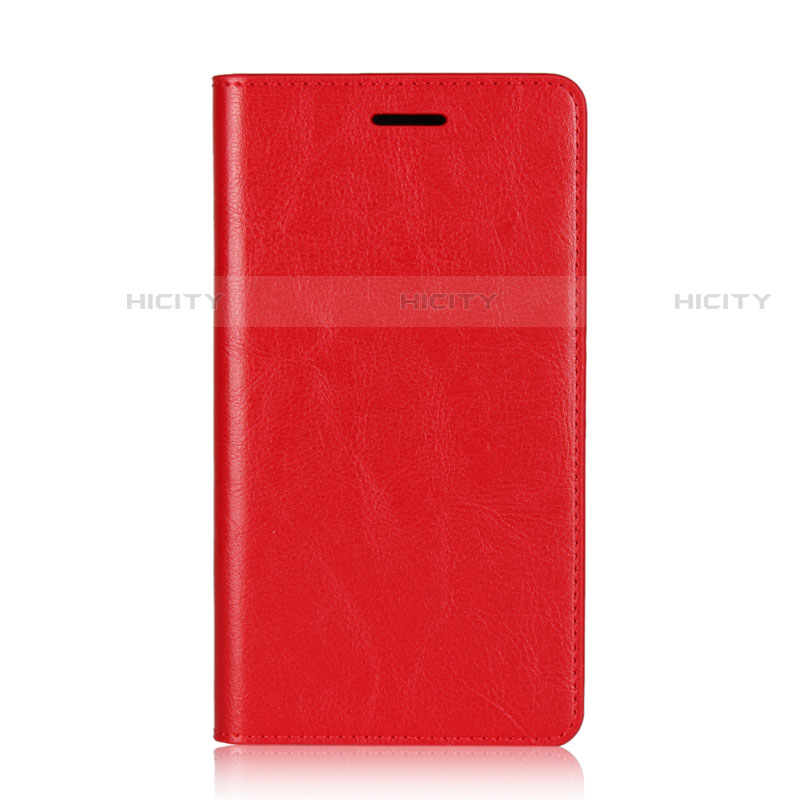 Funda de Cuero Cartera con Soporte Carcasa L01 para Sony Xperia XZ2 Premium Rojo