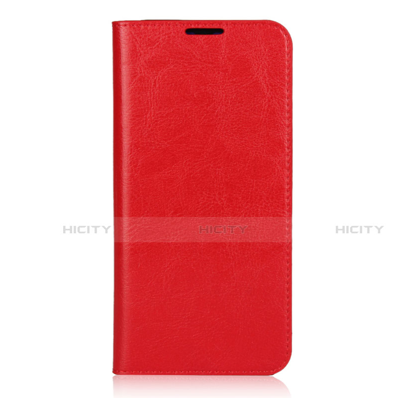 Funda de Cuero Cartera con Soporte Carcasa L01 para Xiaomi Mi 9 SE Rojo