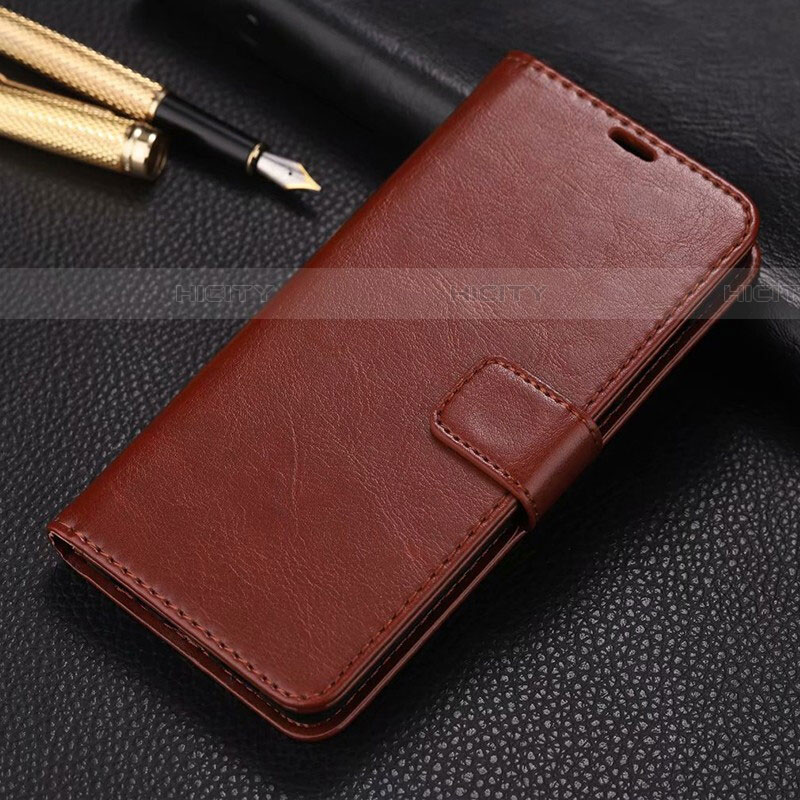 Funda de Cuero Cartera con Soporte Carcasa L01 para Xiaomi Redmi 8 Marron