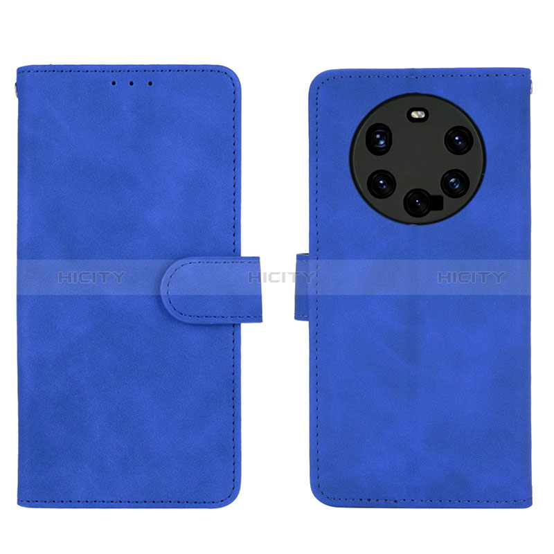 Funda de Cuero Cartera con Soporte Carcasa L01Z para Huawei Mate 40 Pro+ Plus Azul