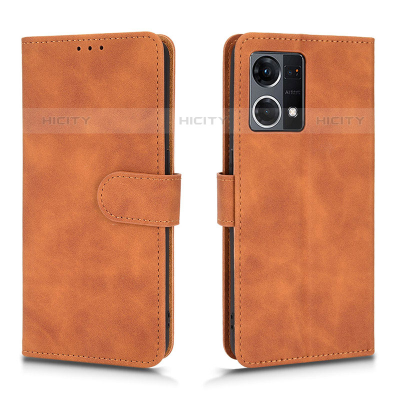 Funda de Cuero Cartera con Soporte Carcasa L01Z para Oppo F21s Pro 4G