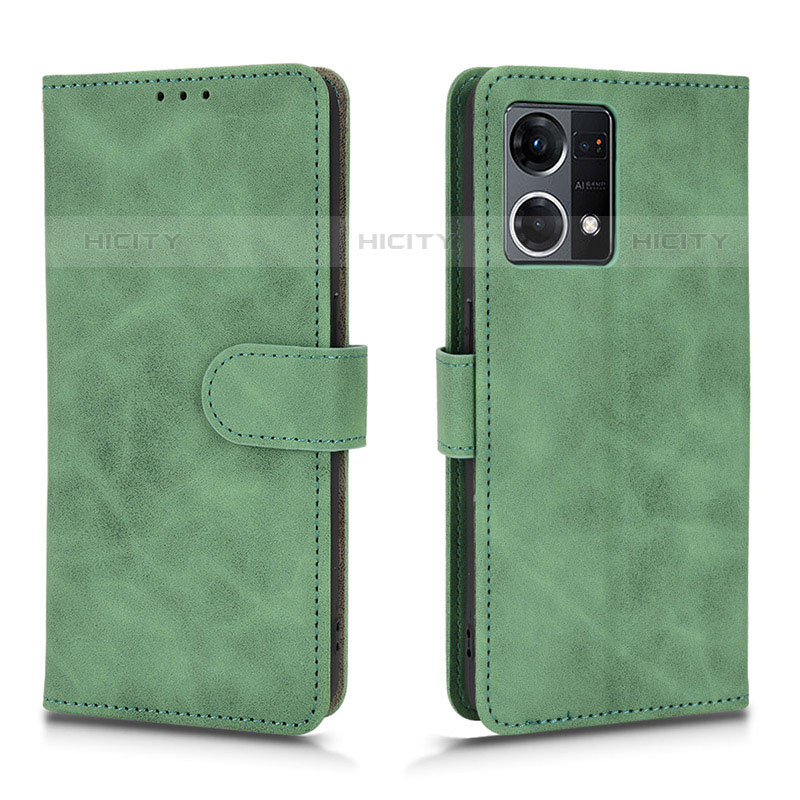 Funda de Cuero Cartera con Soporte Carcasa L01Z para Oppo Reno7 4G