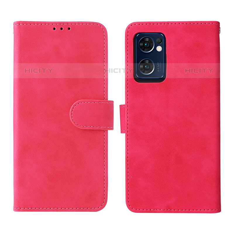 Funda de Cuero Cartera con Soporte Carcasa L01Z para Oppo Reno7 5G