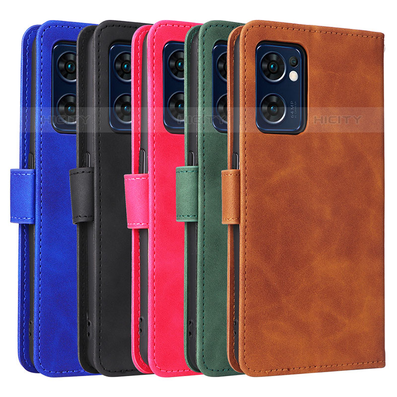 Funda de Cuero Cartera con Soporte Carcasa L01Z para Oppo Reno7 5G