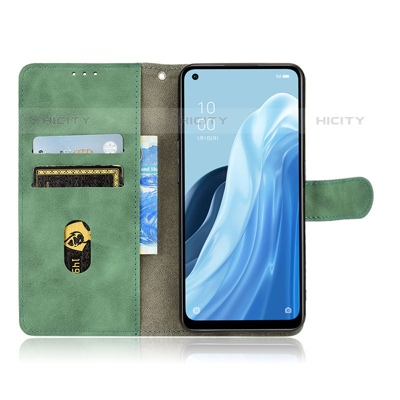 Funda de Cuero Cartera con Soporte Carcasa L01Z para Oppo Reno7 A