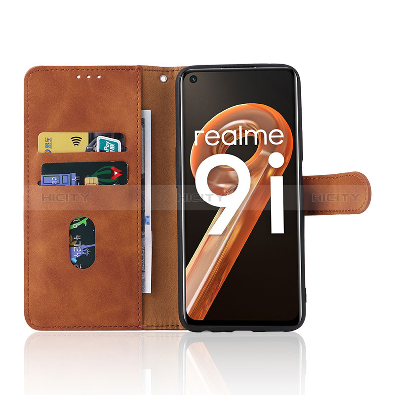 Funda de Cuero Cartera con Soporte Carcasa L01Z para Realme 9i 4G