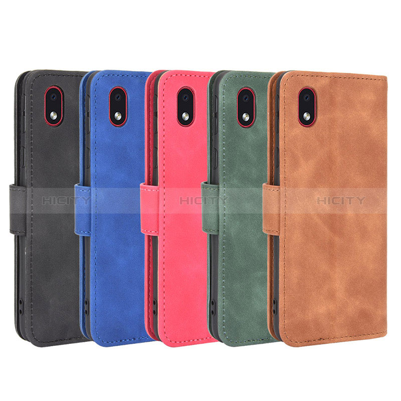 Funda de Cuero Cartera con Soporte Carcasa L01Z para Samsung Galaxy A01 Core