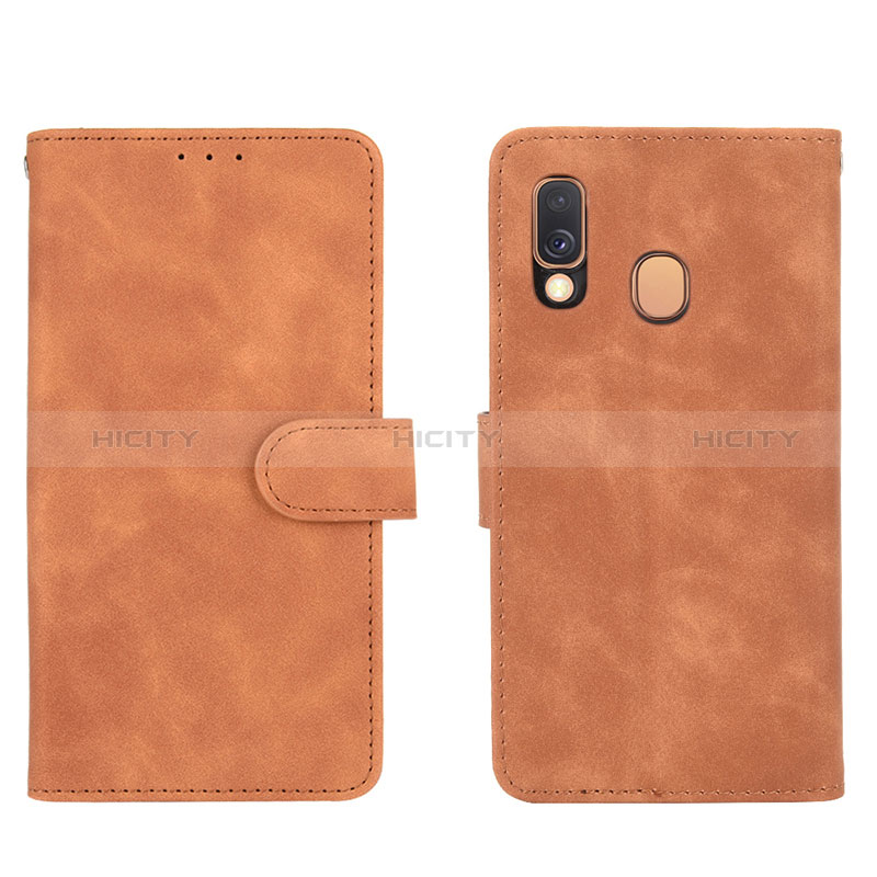 Funda de Cuero Cartera con Soporte Carcasa L01Z para Samsung Galaxy A40