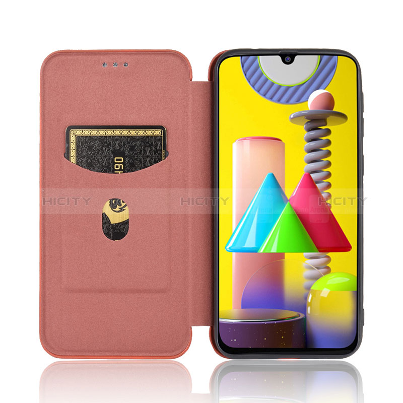 Funda de Cuero Cartera con Soporte Carcasa L01Z para Samsung Galaxy M21s