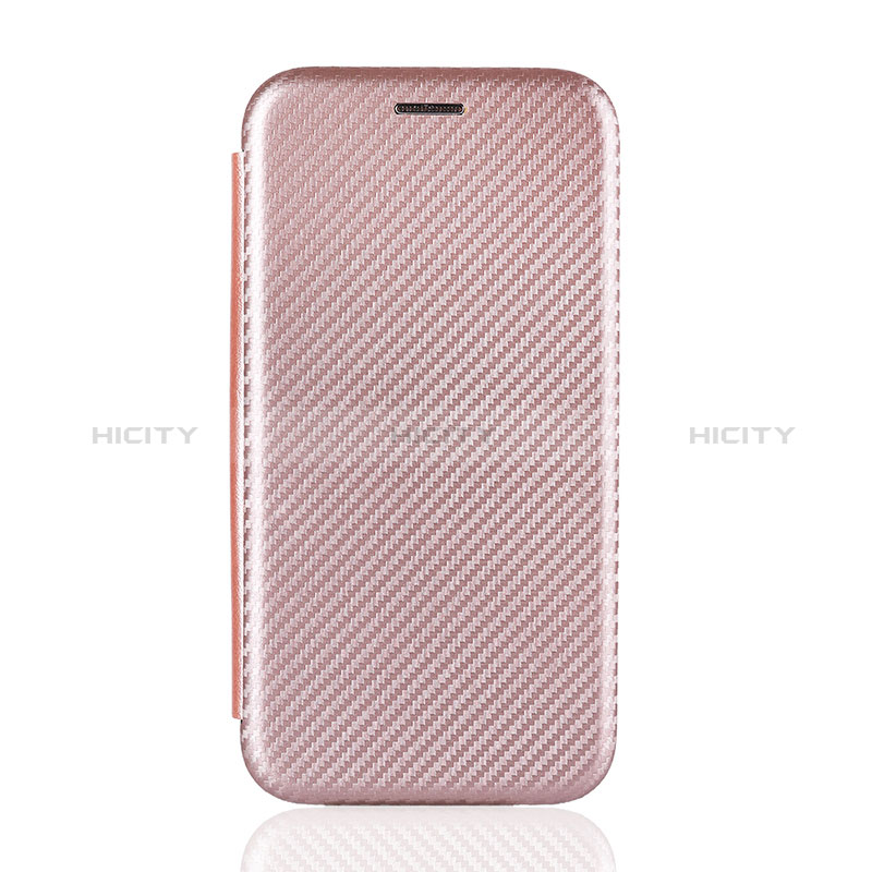 Funda de Cuero Cartera con Soporte Carcasa L01Z para Samsung Galaxy M21s Oro Rosa