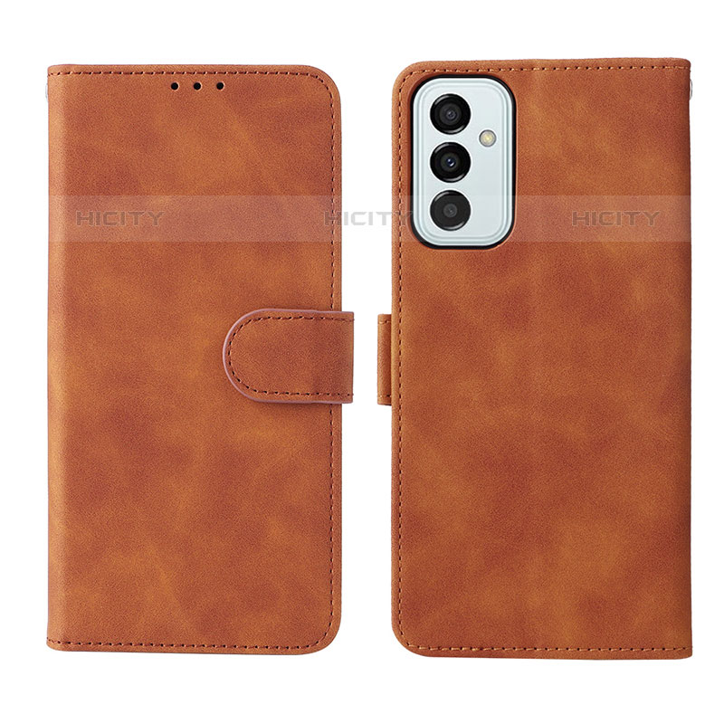 Funda de Cuero Cartera con Soporte Carcasa L01Z para Samsung Galaxy M23 5G Marron