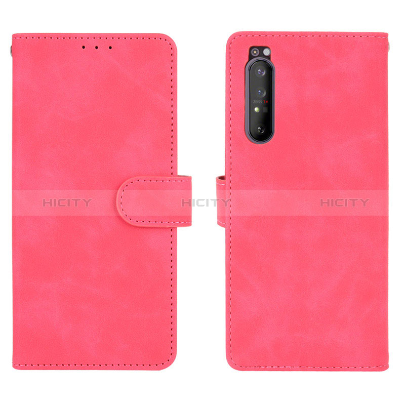 Funda de Cuero Cartera con Soporte Carcasa L01Z para Sony Xperia 1 II