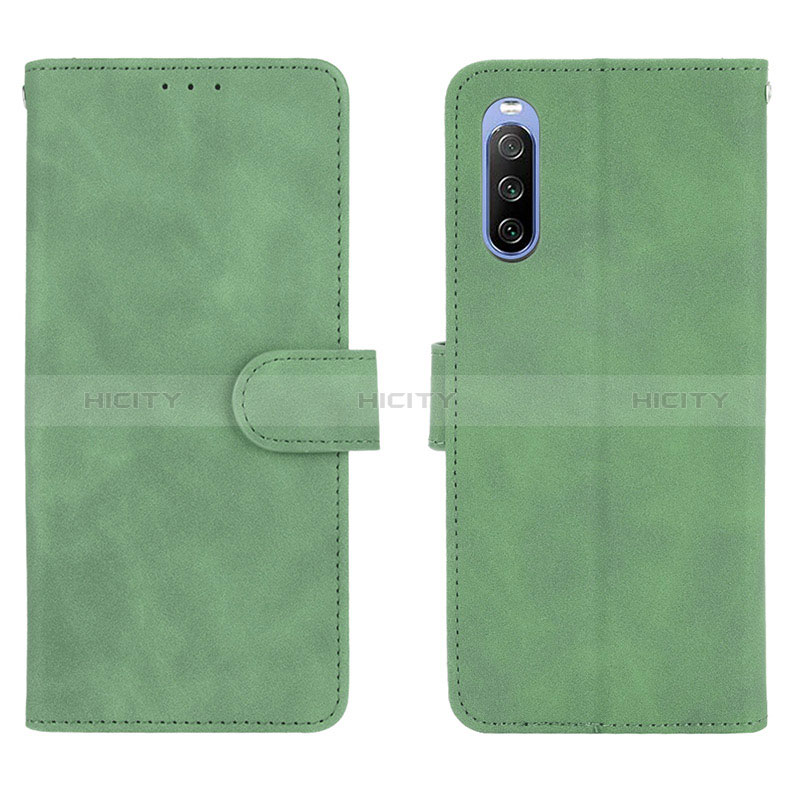 Funda de Cuero Cartera con Soporte Carcasa L01Z para Sony Xperia 10 III