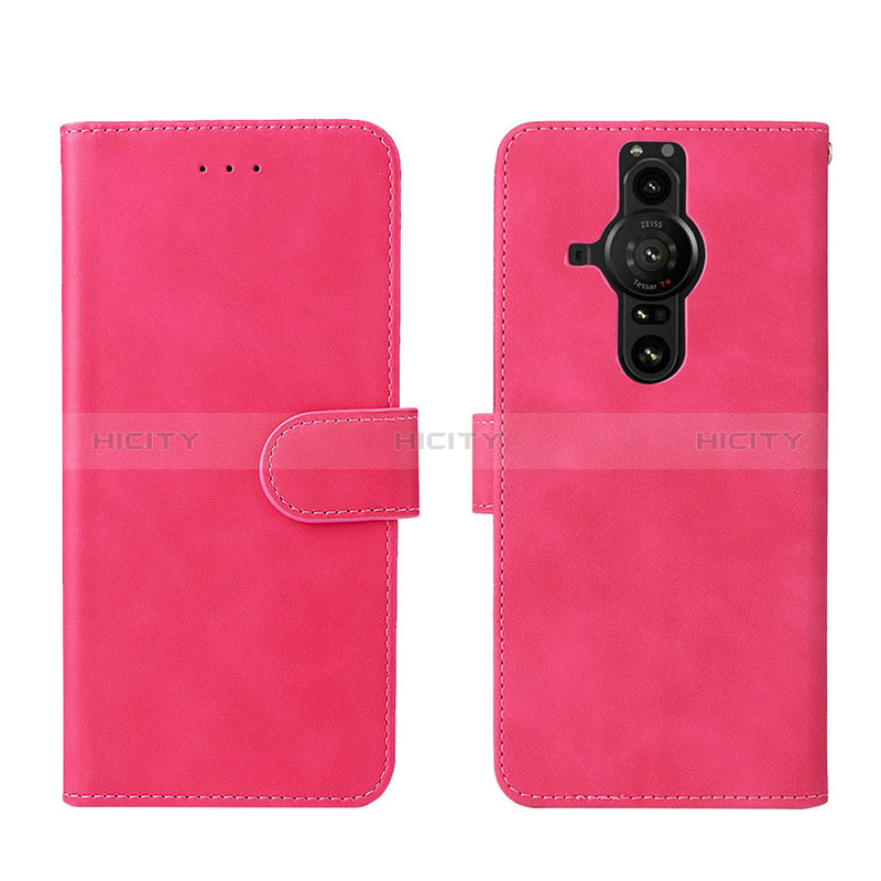 Funda de Cuero Cartera con Soporte Carcasa L01Z para Sony Xperia PRO-I