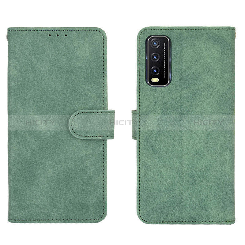 Funda de Cuero Cartera con Soporte Carcasa L01Z para Vivo Y12s