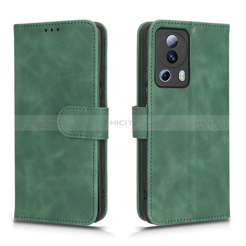 Funda de Cuero Cartera con Soporte Carcasa L01Z para Xiaomi Mi 13 Lite 5G Verde