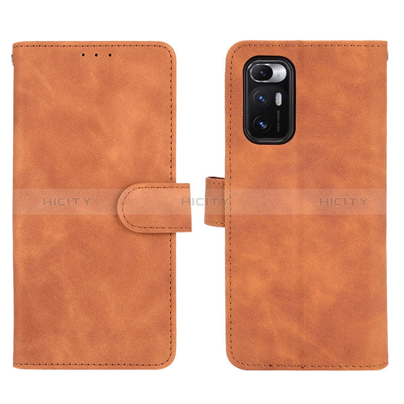 Funda de Cuero Cartera con Soporte Carcasa L01Z para Xiaomi Mix Fold 5G Marron