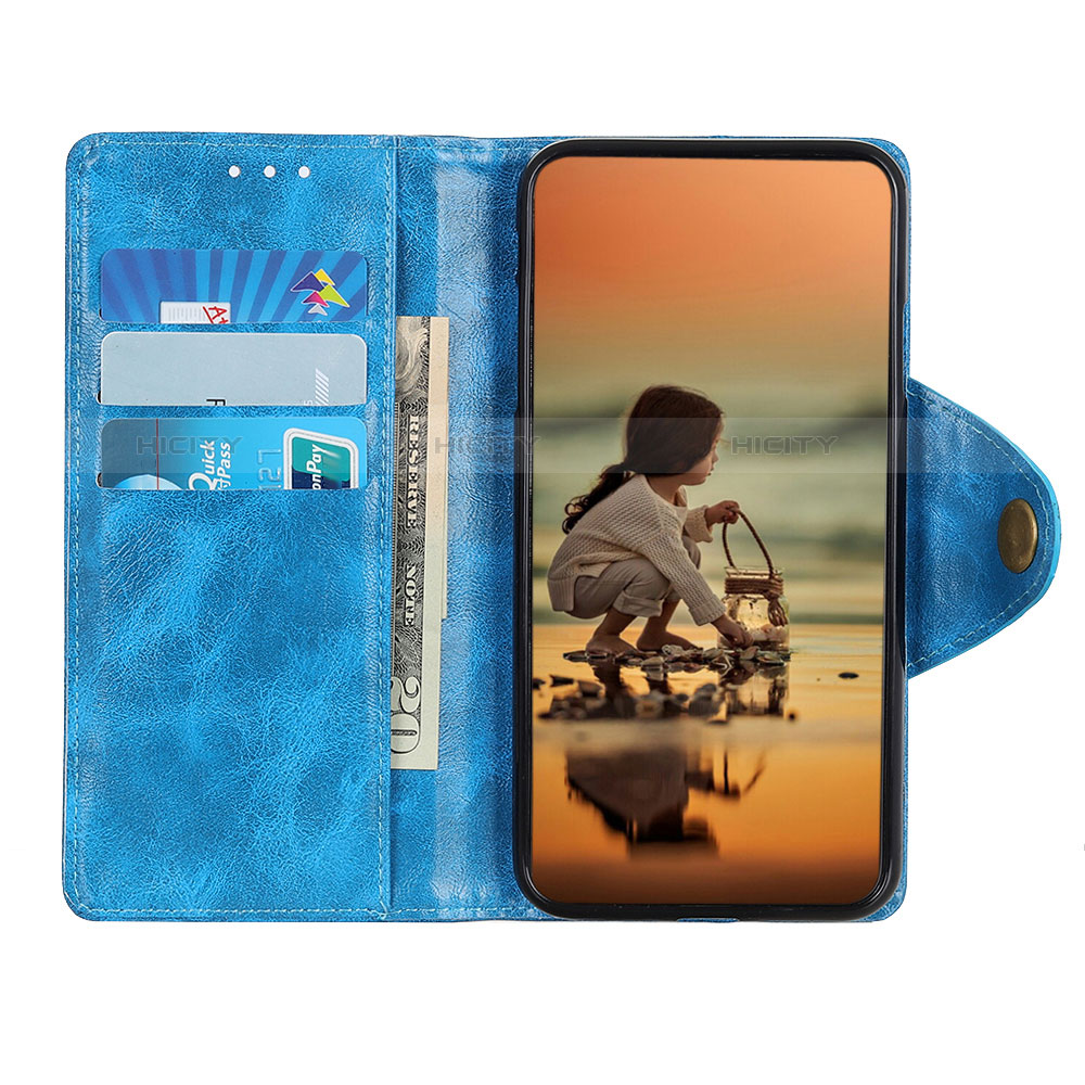 Funda de Cuero Cartera con Soporte Carcasa L02 para Alcatel 3 (2019)