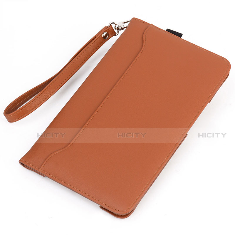 Funda de Cuero Cartera con Soporte Carcasa L02 para Amazon Kindle 6 inch Naranja