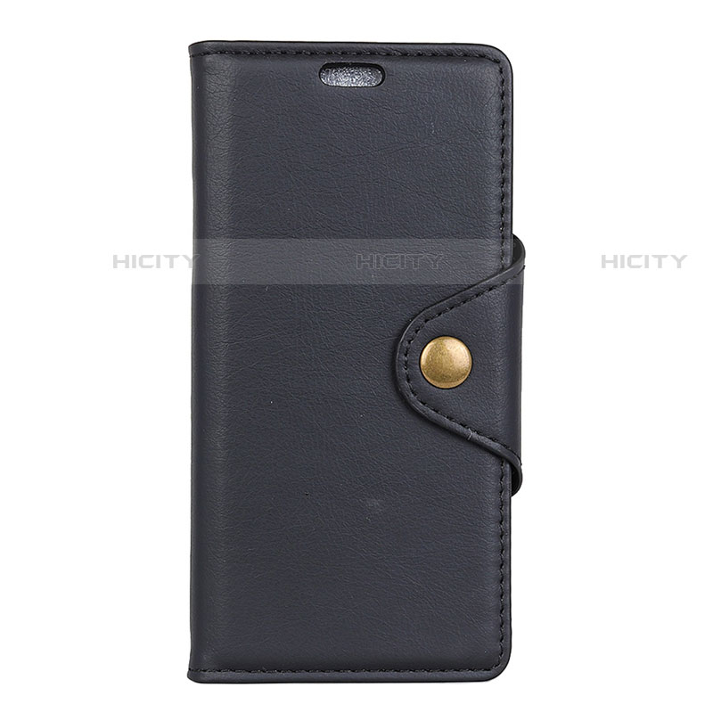 Funda de Cuero Cartera con Soporte Carcasa L02 para Asus Zenfone Max ZB555KL Negro