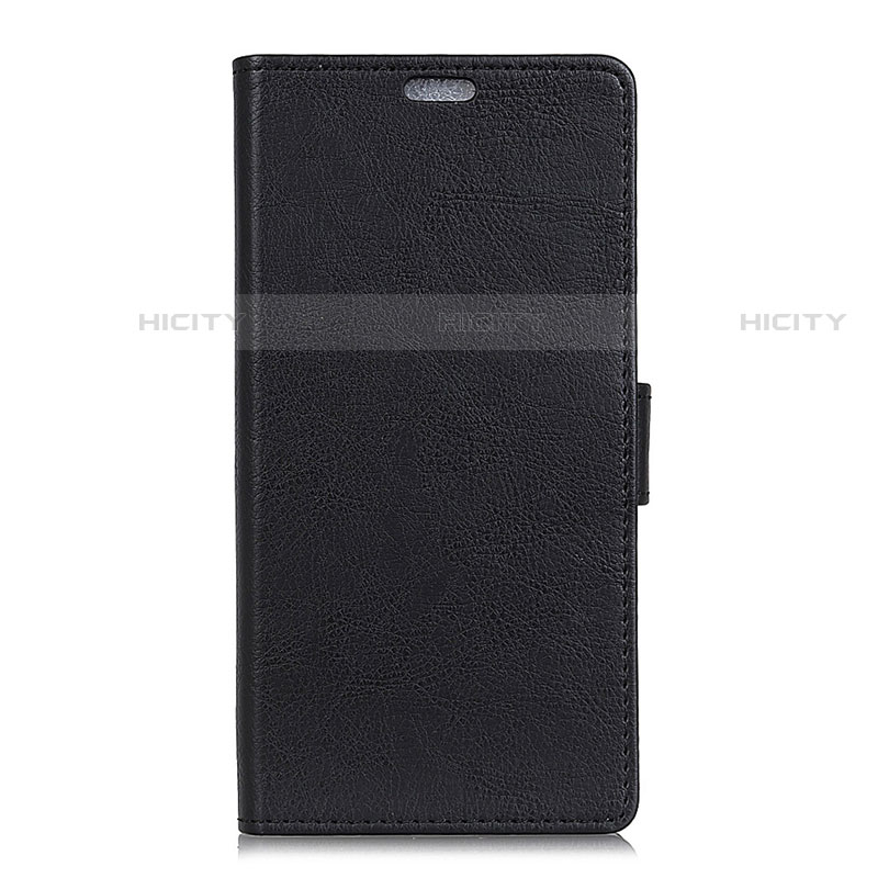 Funda de Cuero Cartera con Soporte Carcasa L02 para Asus ZenFone V Live Negro