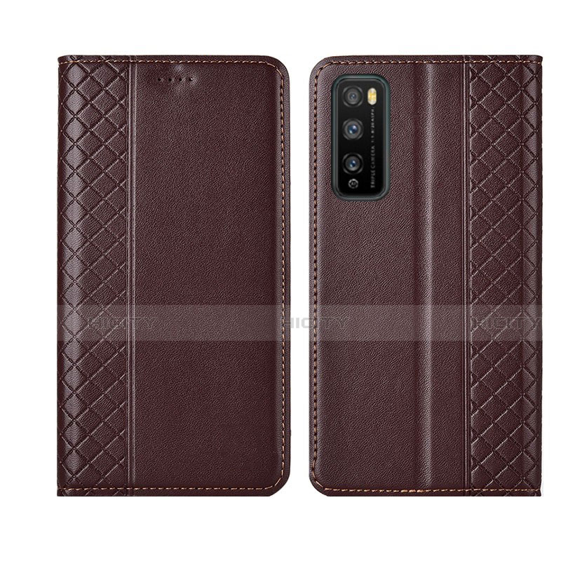 Funda de Cuero Cartera con Soporte Carcasa L02 para Huawei Enjoy Z 5G