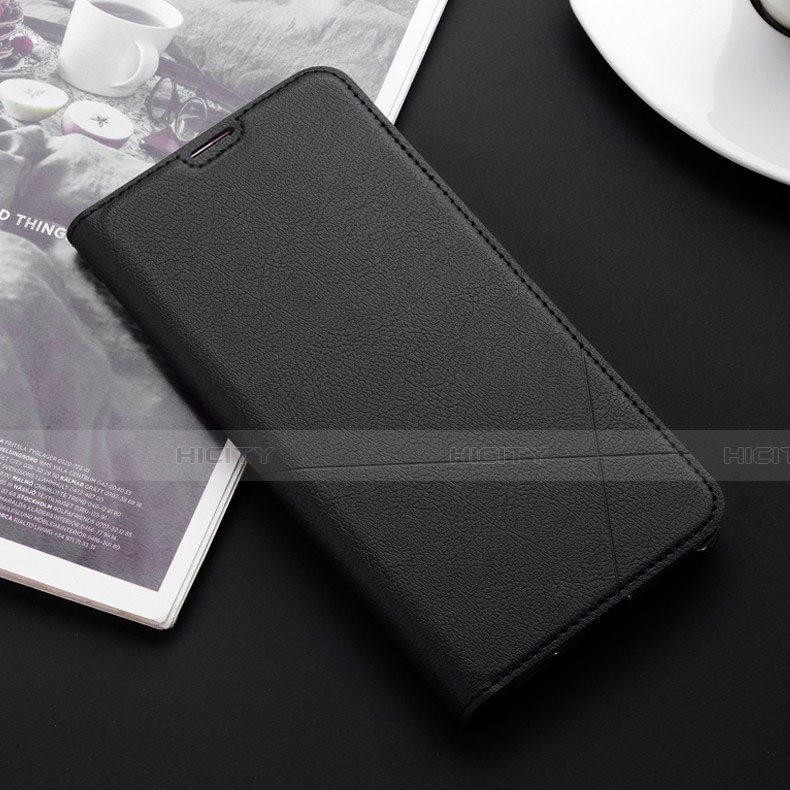 Funda de Cuero Cartera con Soporte Carcasa L02 para Huawei Honor 9X Pro Negro