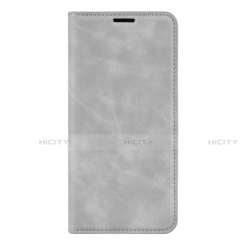 Funda de Cuero Cartera con Soporte Carcasa L02 para Huawei P40 Pro+ Plus Gris