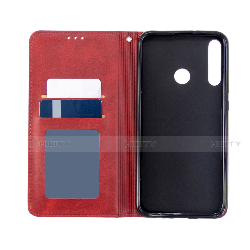 Funda de Cuero Cartera con Soporte Carcasa L02 para Huawei Y7p