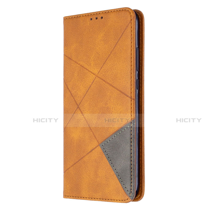 Funda de Cuero Cartera con Soporte Carcasa L02 para Huawei Y7p Naranja