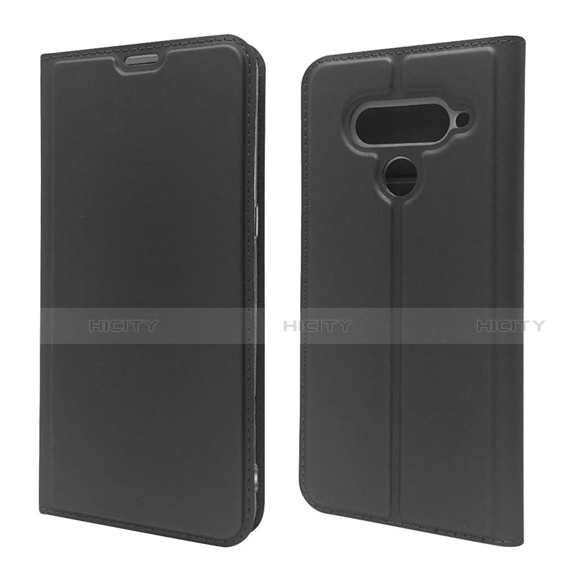 Funda de Cuero Cartera con Soporte Carcasa L02 para LG V50 ThinQ 5G Negro