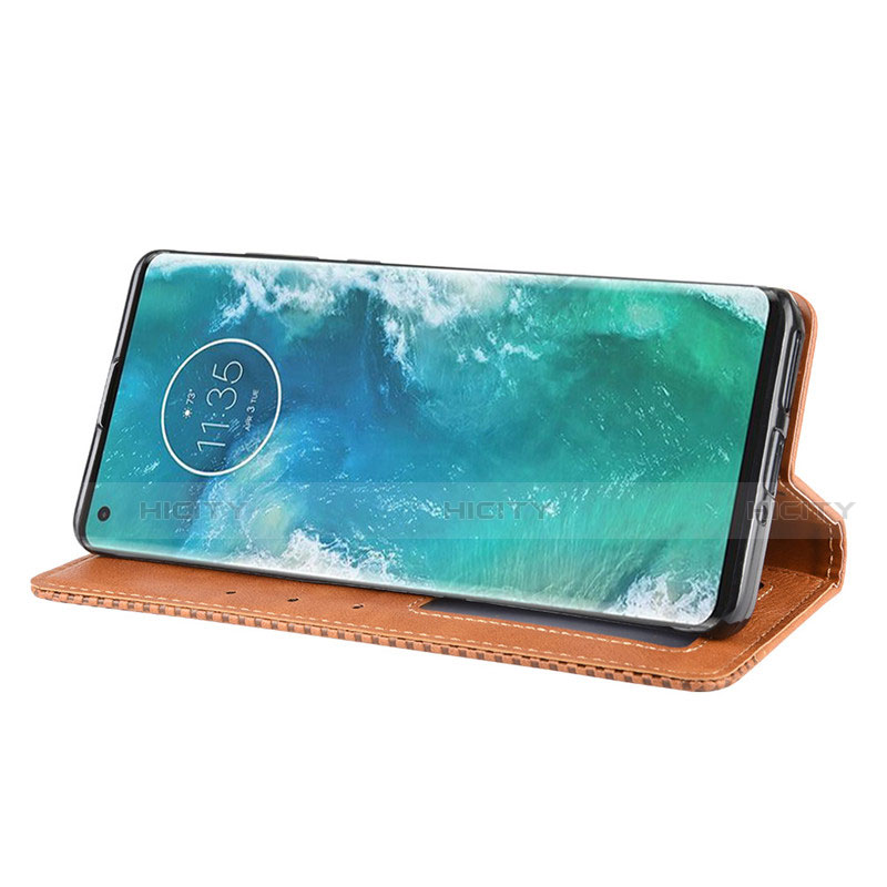 Funda de Cuero Cartera con Soporte Carcasa L02 para Motorola Moto Edge Plus